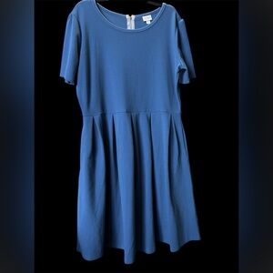 Women's blue lightweight soft casual dress size 3XL